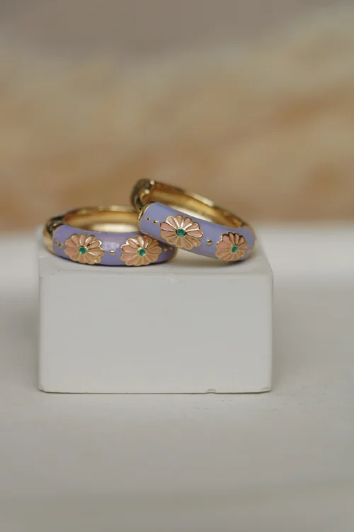 گوشواره میناکاری